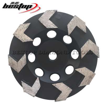 5 Inch Diamond Grinding Wheels with 10pcs Arrow Segments